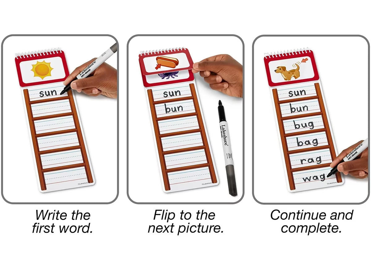 Write & Wipe Word Ladders - Complete Set - US 5498