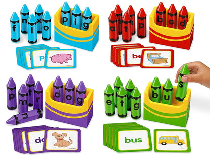 Letter Crayons Word Building Center - US 9330
