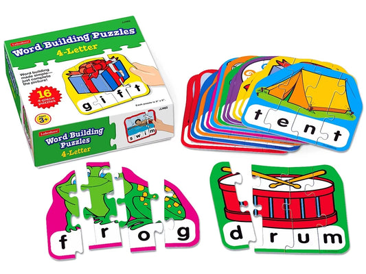 Word Building Puzzles - 4-Letter Words - US 3393