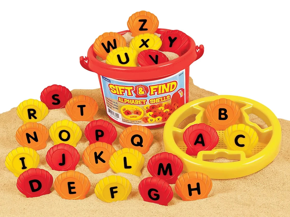 Sift & Find Alphabet Shells - US 6382