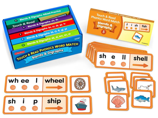 Touch & Read Blends & Digraphs Match - US 7498