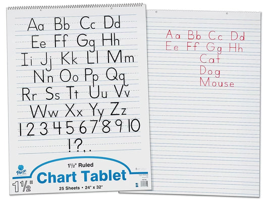 1 1/2" Ruled Chart Tablets - US 3981