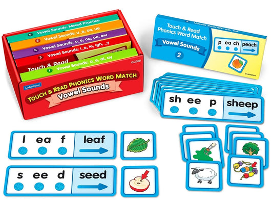 Touch & Read Vowel Sounds Match - US 7195