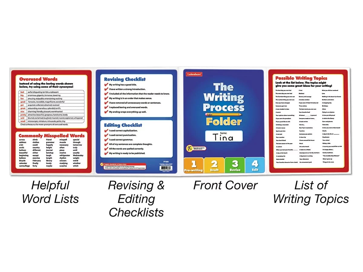 The Writing Process Student Folder - US 4989
