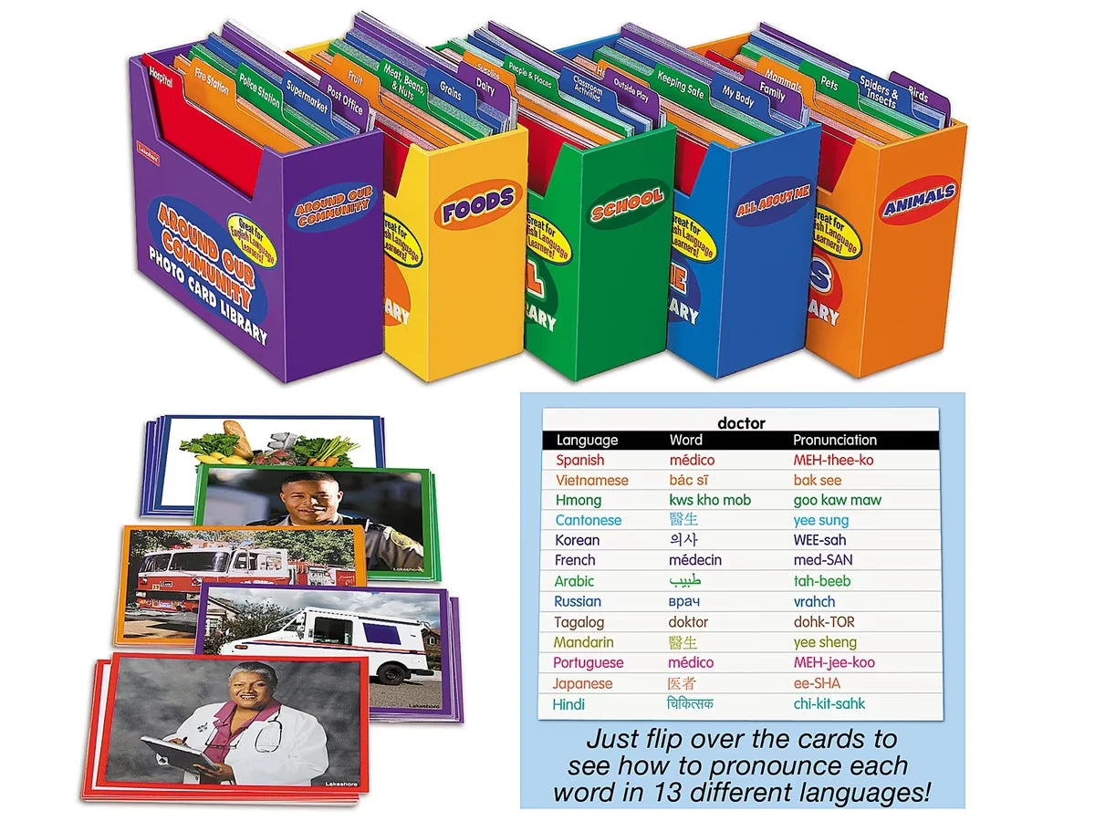 Vocabulary Development Photo Card Libraries - Complete Set - US 9908