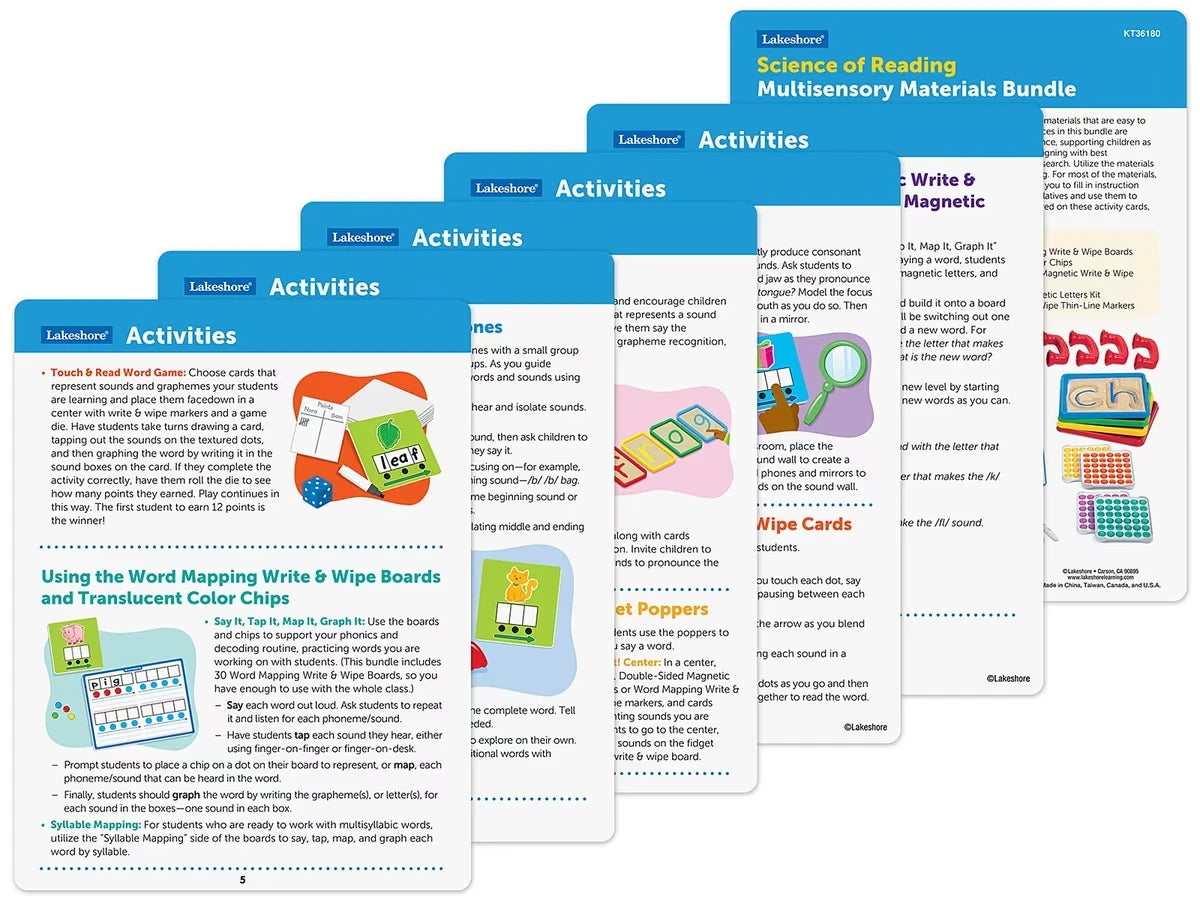 Science of Reading Multisensory Materials Bundle - US 8077