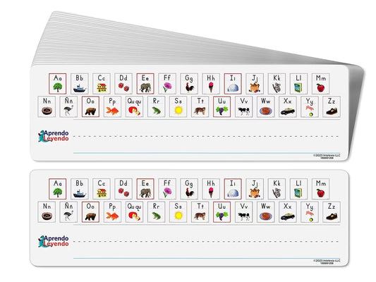 Alphabet Sounds Desk Strips (Spanish) – Set of 36 - US 1837
