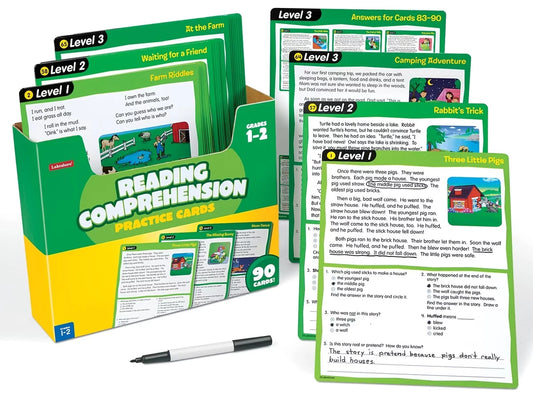 Reading Comprehension Practice Cards - Gr. 1-2 - US 2109