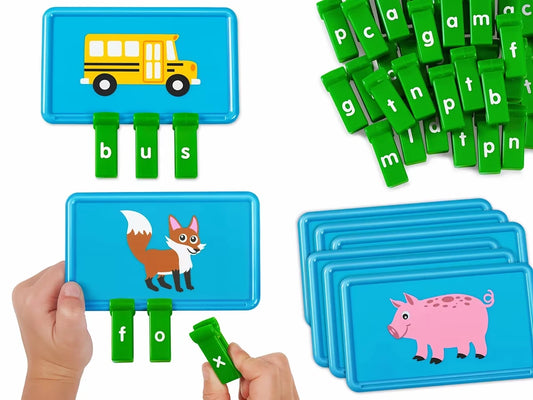 Snap & Build CVC Words - US 7333