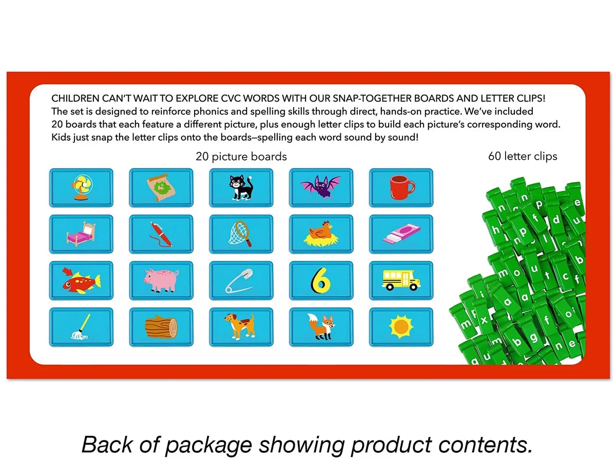 Snap & Build CVC Words - US 7333