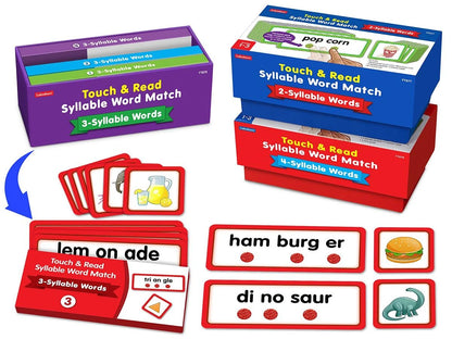 Touch & Read Syllable Word Match - Complete Set - US 4054