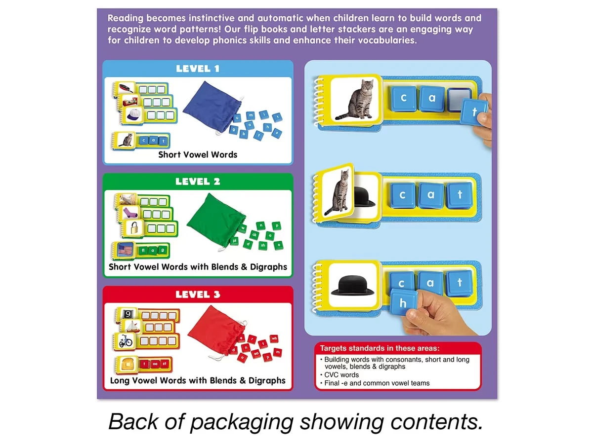Stack & Build Phonics Flip Books - US 1241