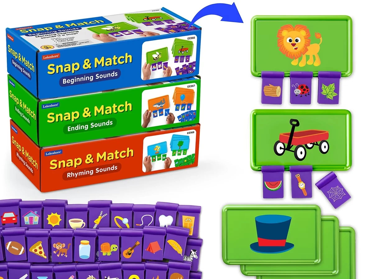 Snap & Match Phonemic Awareness - Complete Set - US 3203