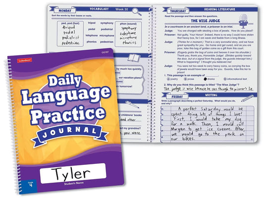 Daily Language Practice Journal - Gr. 4 - US 1322
