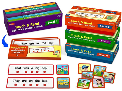 Touch & Read Sight-Word Sentence Match - Complete Set - US 1780