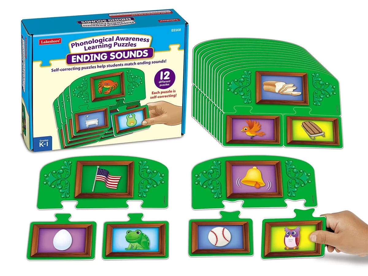 Ending Sounds Learning Puzzles - US 9550
