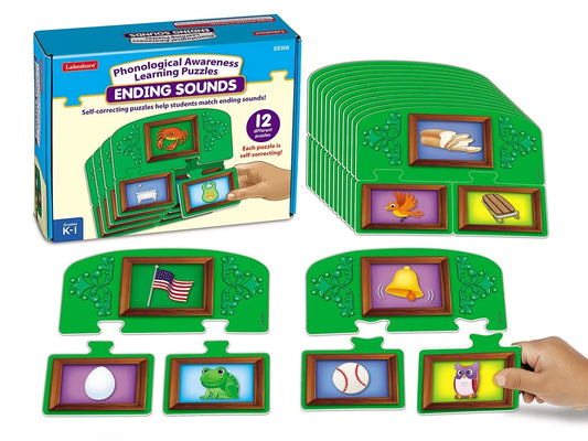 Ending Sounds Learning Puzzles - US 9550