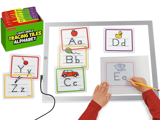 Light Table Alphabet Tracing Tiles - US 2090