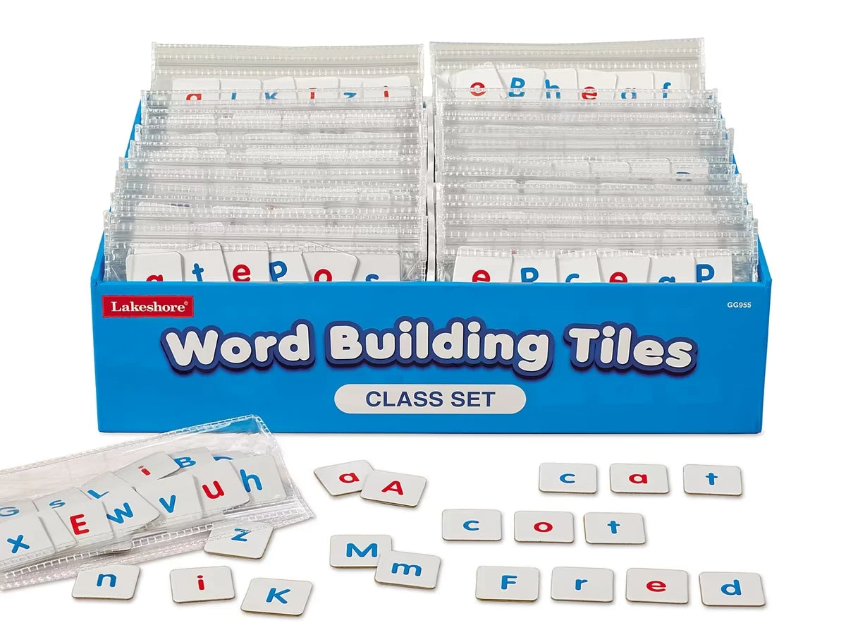 Word Building Tiles Student Packs - Class Set - US 9476