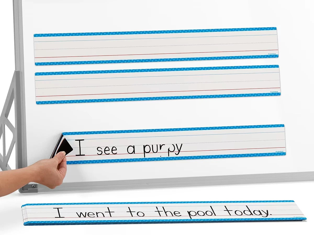 Magnetic Write & Wipe Sentence Strips - US 3750