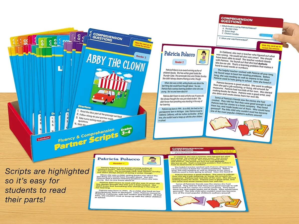 Fluency & Comprehension Partner Scripts - Gr. 3-4 - US 2214