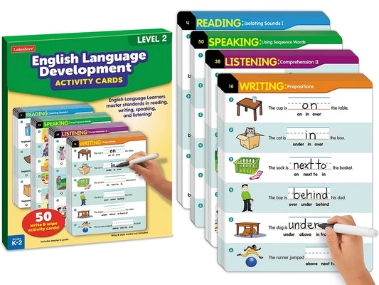 English Language Development Activity Cards - Level 2 - US 6637