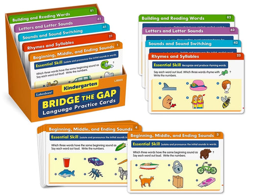 Bridge the Gap! Language Practice Cards - Kindergarten - US 7683