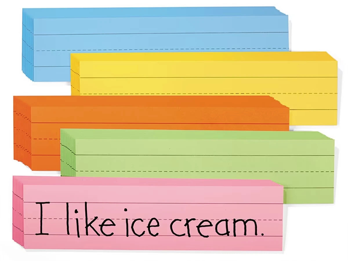 Mini Rainbow Sentence Strips - US 5097