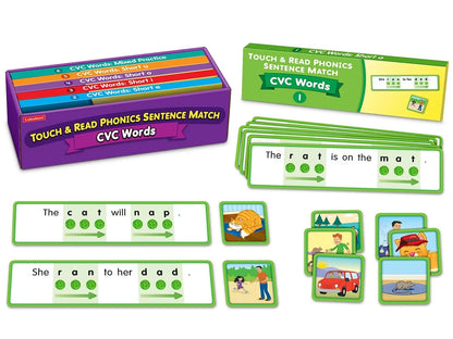 Touch & Read CVC Words Sentence Match - US 6883
