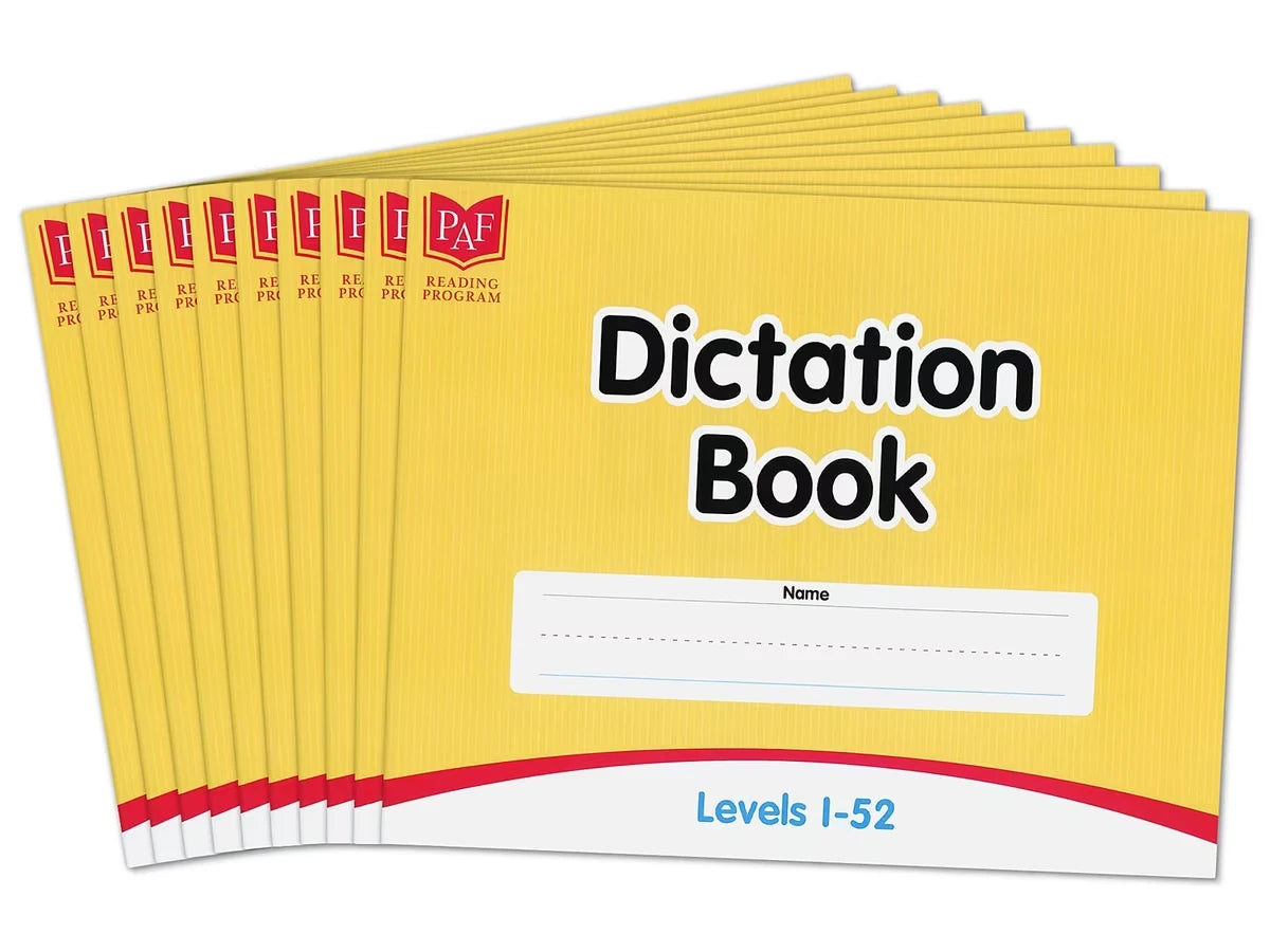 Levels 1-52 Dictation Books – Set of 10 - US 9057