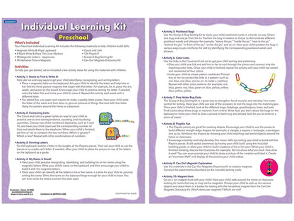 Preschool Individual Learning Kit - US 8723
