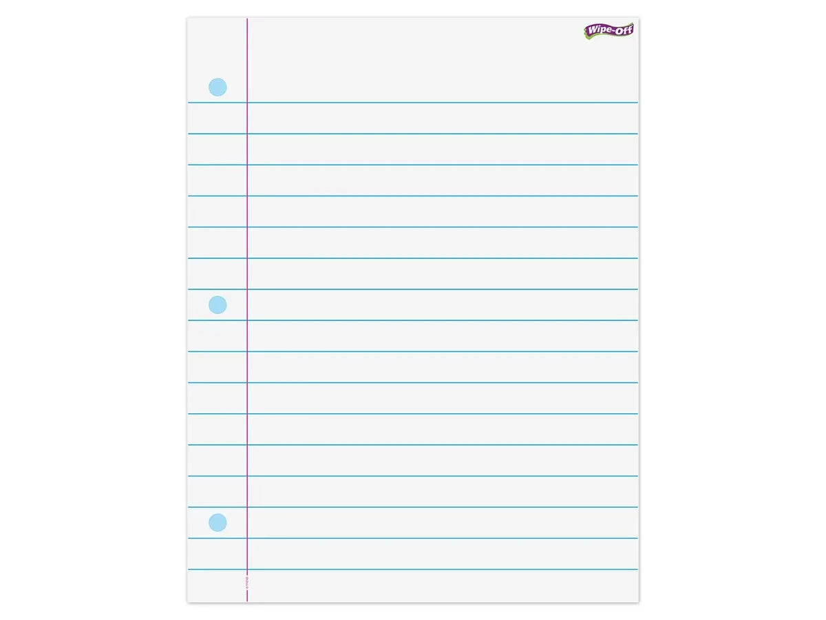 Giant Write & Wipe Notebook Pages - US 6672