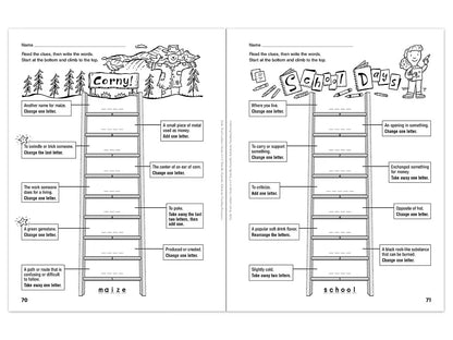 Daily Word Ladders Workbook - Gr. 4-6 - US 9444