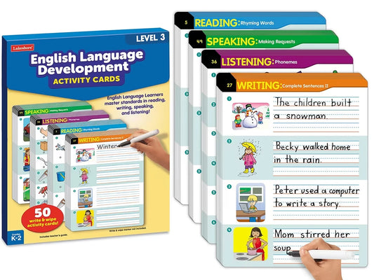 English Language Development Activity Cards - Level 3 - US 5872
