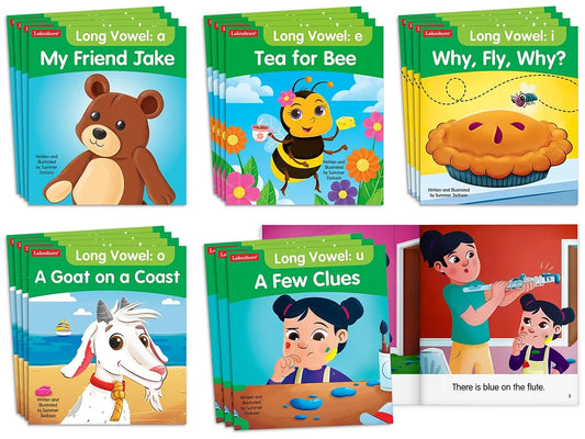 Long Vowels Skill-Building Book Set - US 7856