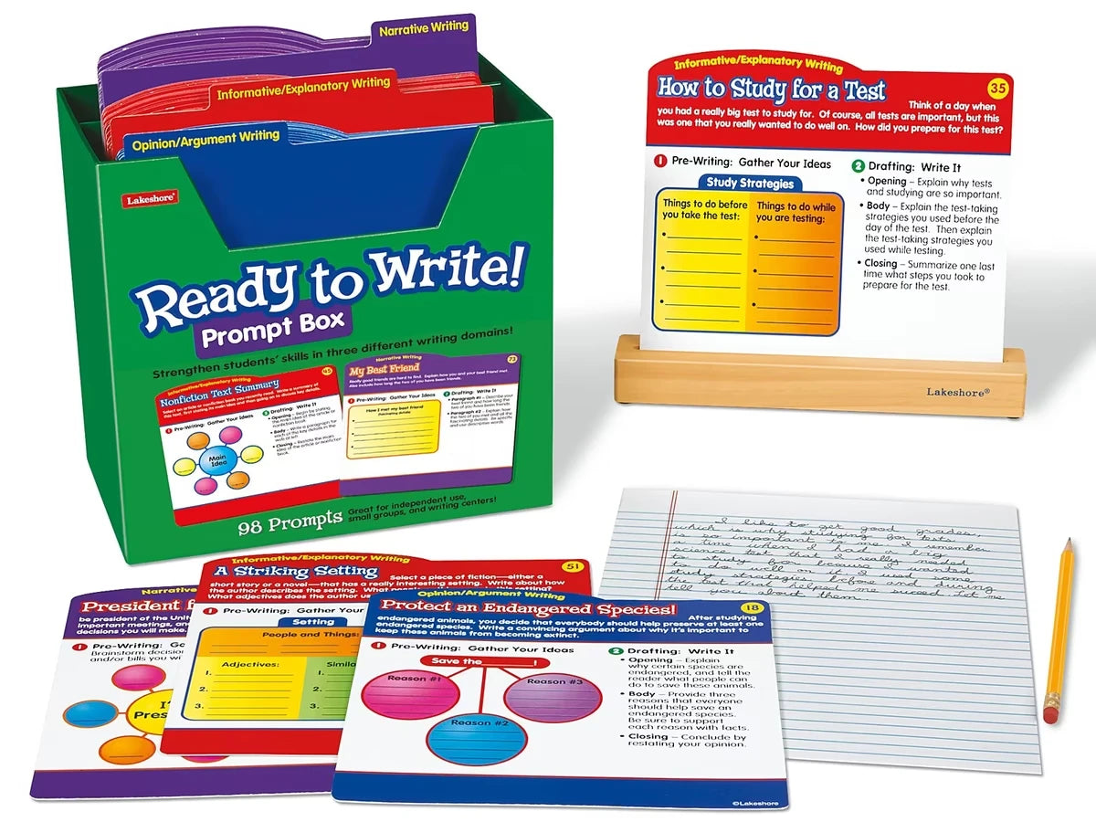 Ready to Write! Prompt Box - Gr. 4-5 - US 5399