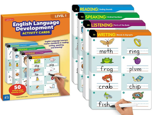 English Language Development Activity Cards - Level 1 - US 9365