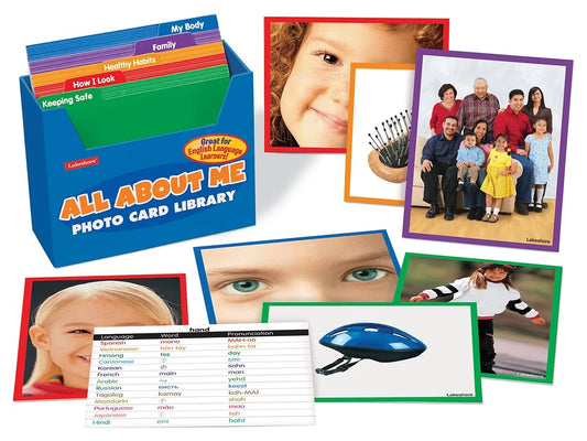 All About Me Vocabulary Development Photo Card Library - US 2854
