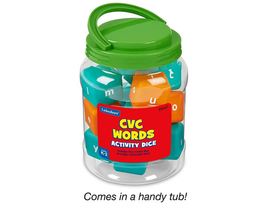 CVC Words Giant Activity Dice - US 5137