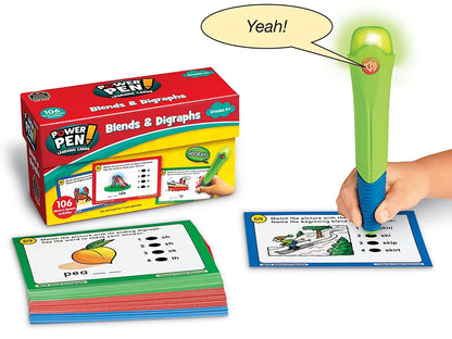 Blends & Digraphs Power Pen!® Quiz Cards - US 9544
