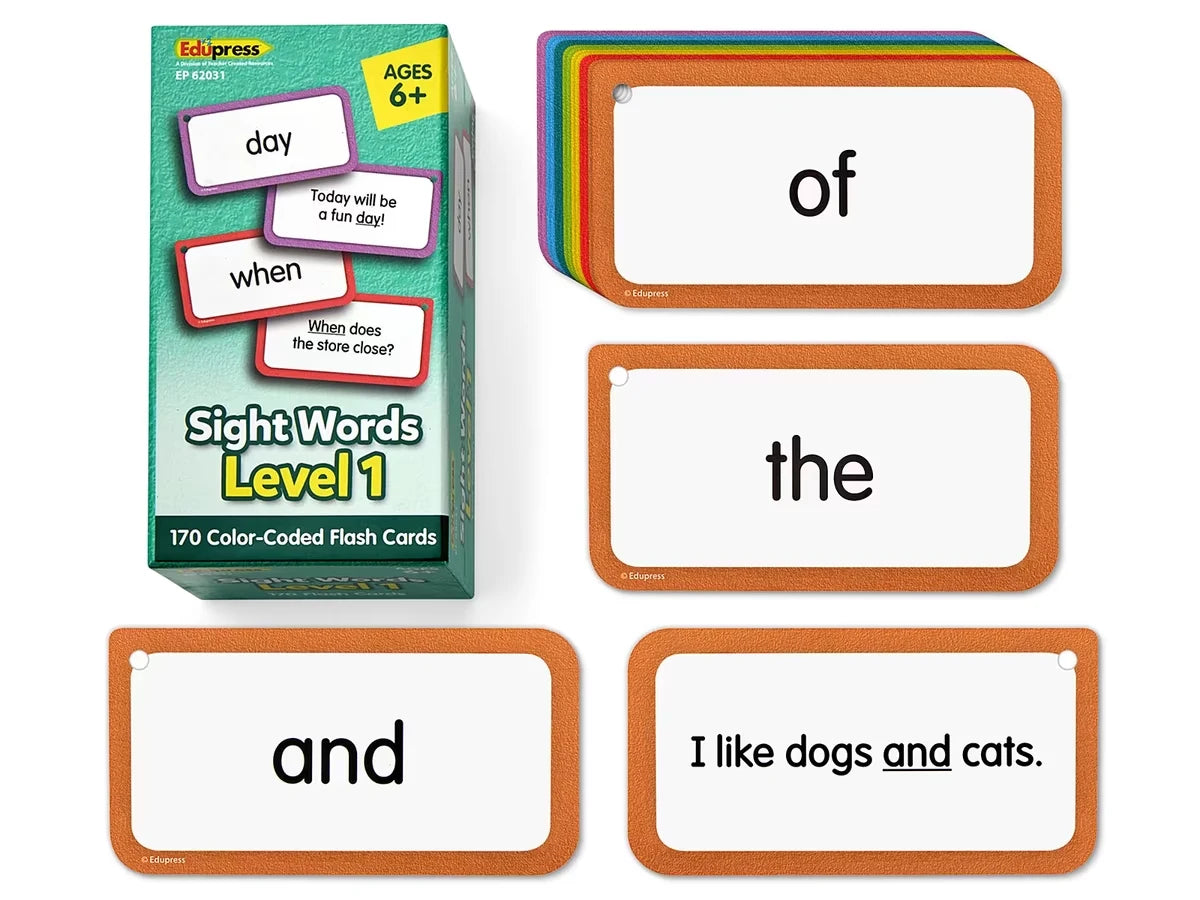 Sight-Words Flash Cards - Level 1 - US 9284