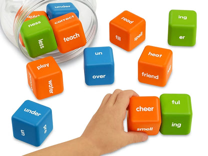 Prefixes & Suffixes Giant Activity Dice - US 2862