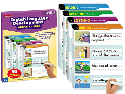 English Language Development Activity Cards - Level 4 - US 8437