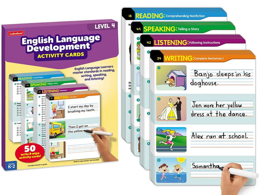 English Language Development Activity Cards - Level 4 - US 8437