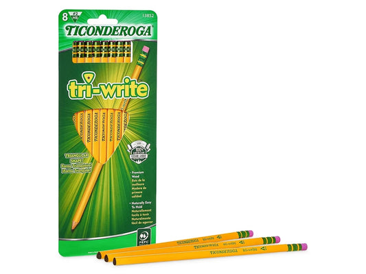 Ticonderoga® Tri-Write™ Pencils - Set of 8 - US 4656