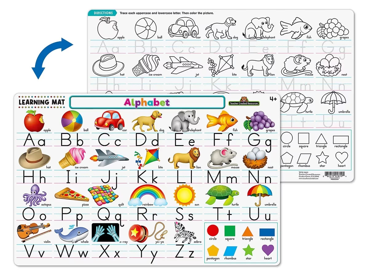 Alphabet Learning Mat - US 5432