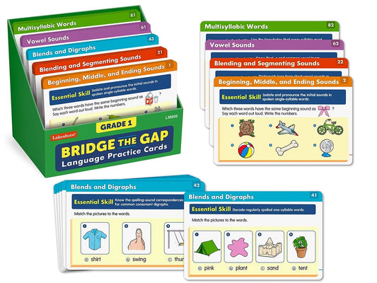 Bridge the Gap! Language Practice Cards - Gr. 1 - US 8206