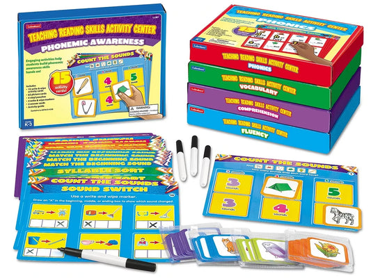 Teaching Reading Skills Activity Centers - Complete Set - US 4799