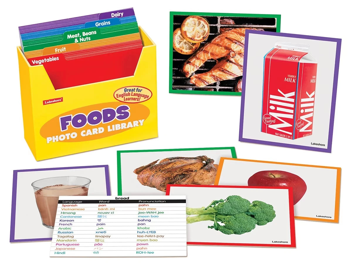 Foods Vocabulary Development Photo Card Library - US 6036