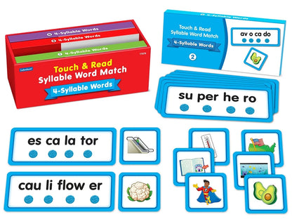Touch & Read 4-Syllable Words Match - US 5814